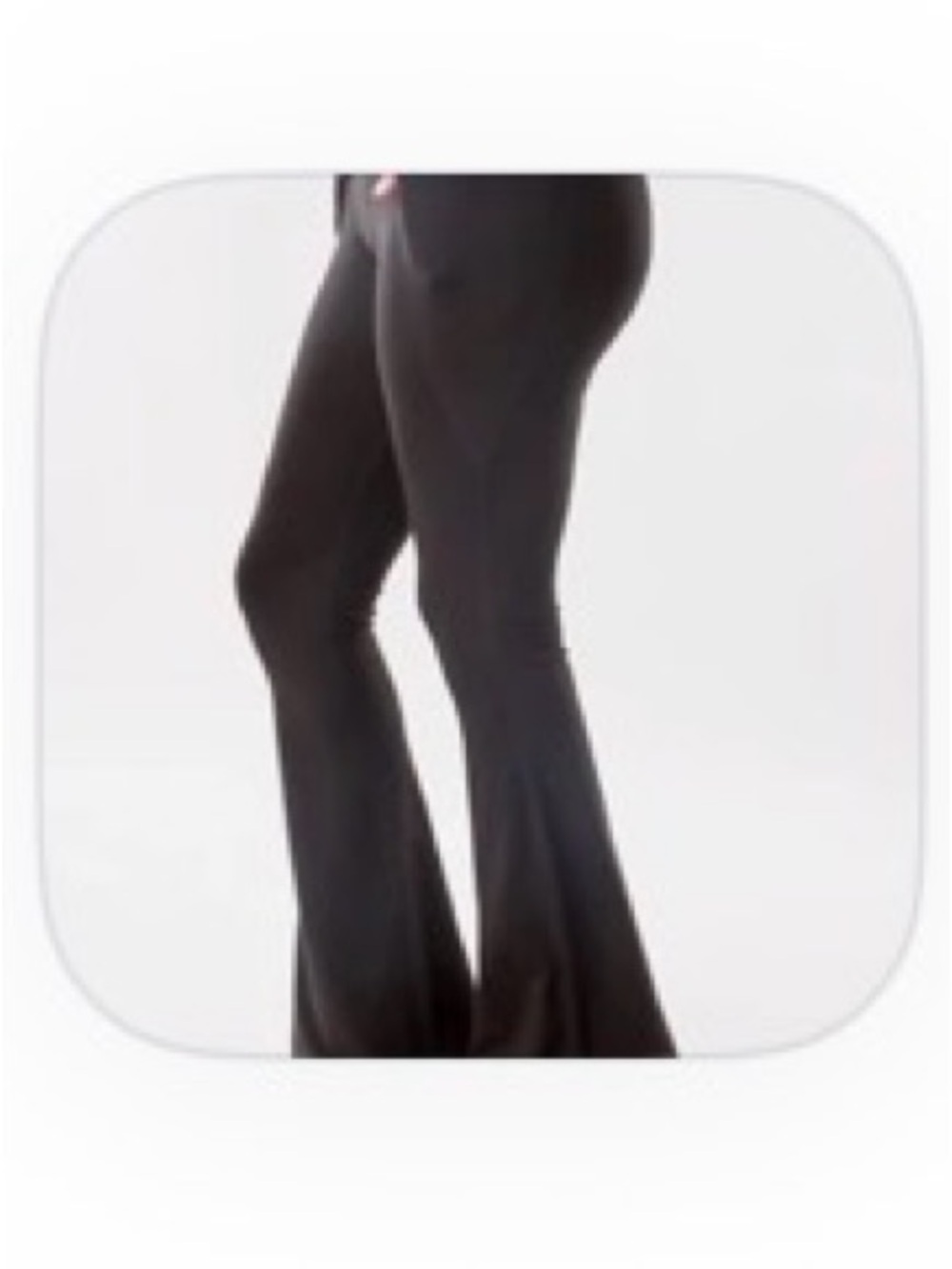 Green Apple Active Organic Cotton Bamboo Pocket Flare Legging Black Small NWT - Picture 5 of 6